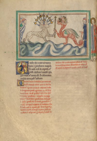 De Draak die de Scepter van Macht aan het Beest uit de Zee Geeft door Unbekannt Unbekannt
